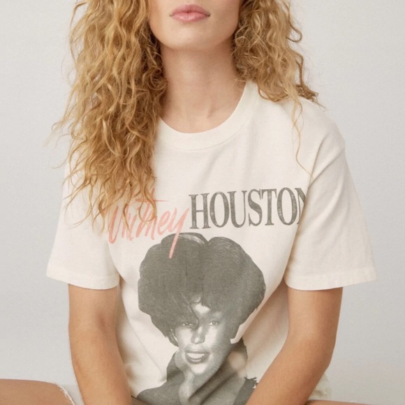 Daydreamer Tops - DAYDREAMER WHITNEY HOUSTON T SHIRT